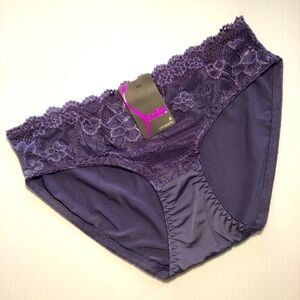 Sofra Purple Panties Underwear - Size Small